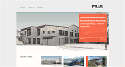 Desktop Screenshot of friisarkitekter.no